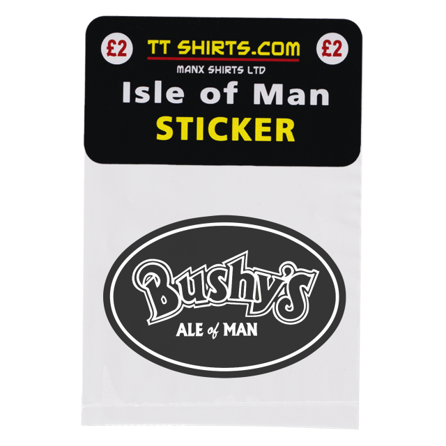 BUSHYS ALE OF MAN STICKER MG 807